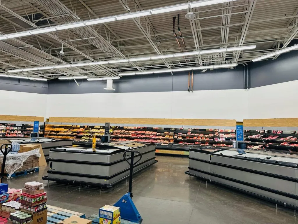 Walmart Interior painting