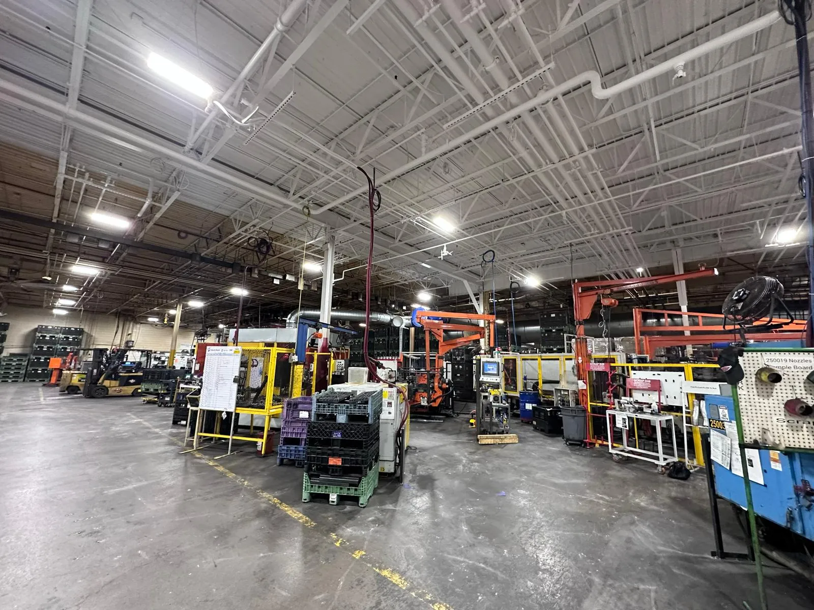 Industrial interior painting