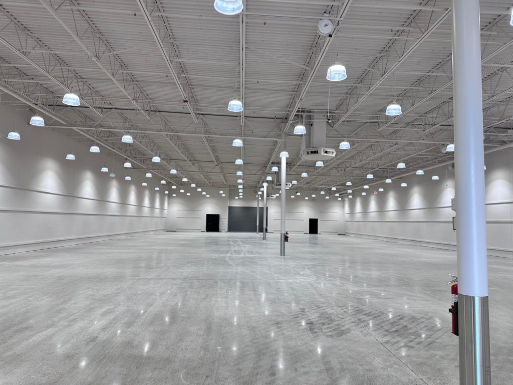 Commercial interior space painting