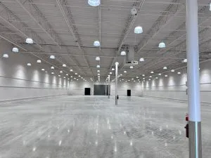 Commercial interior space painting