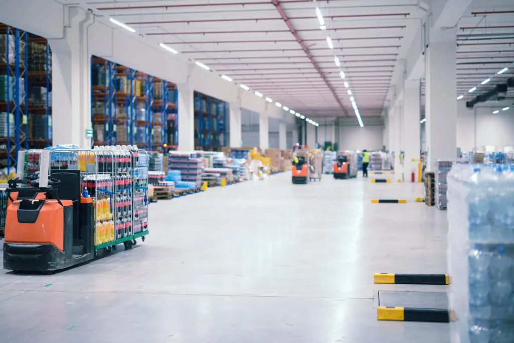 warehouse interior painting