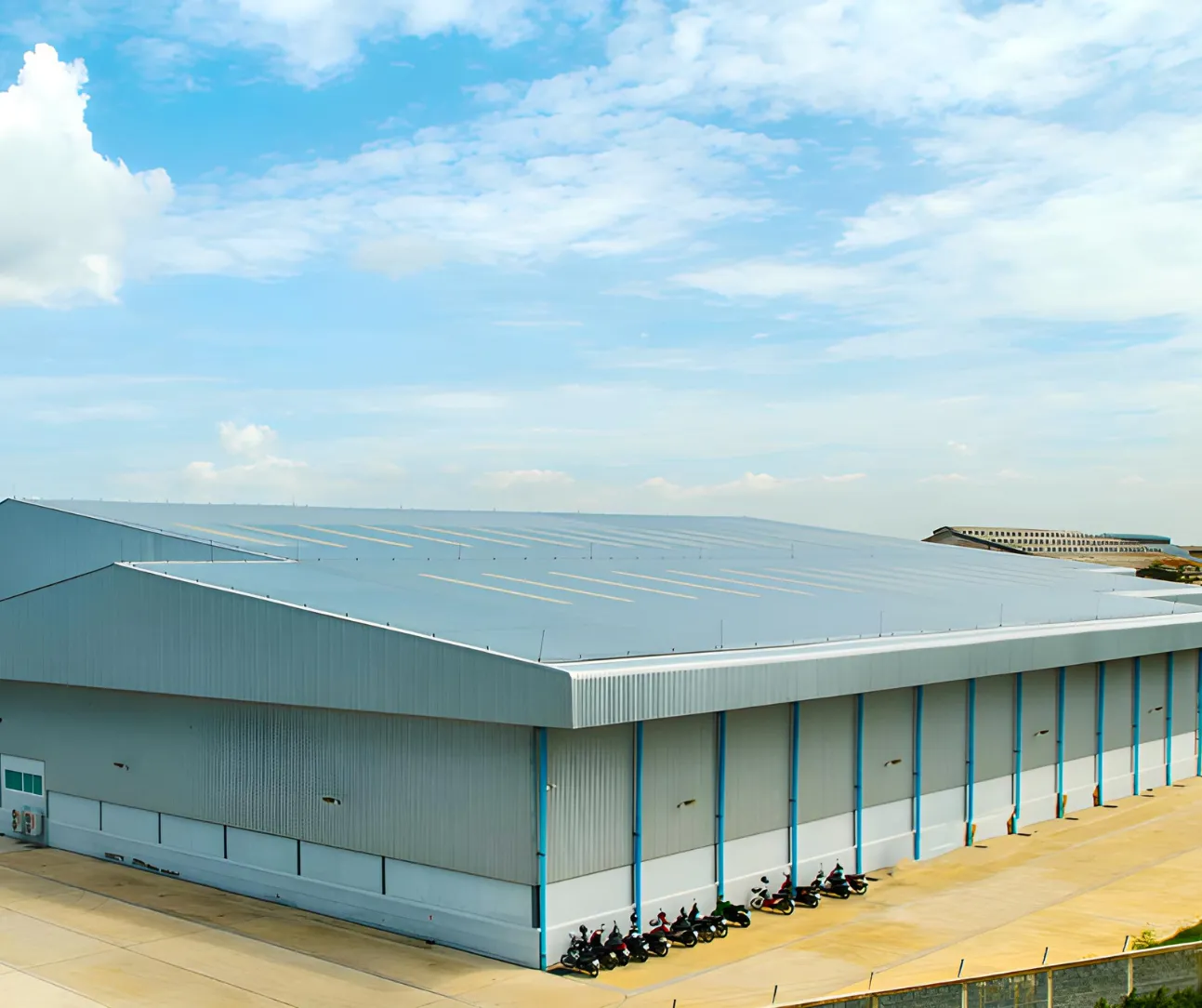 Commercial roof painting