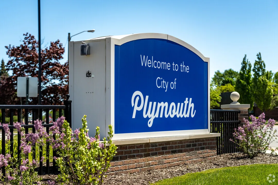Plymouth sign board