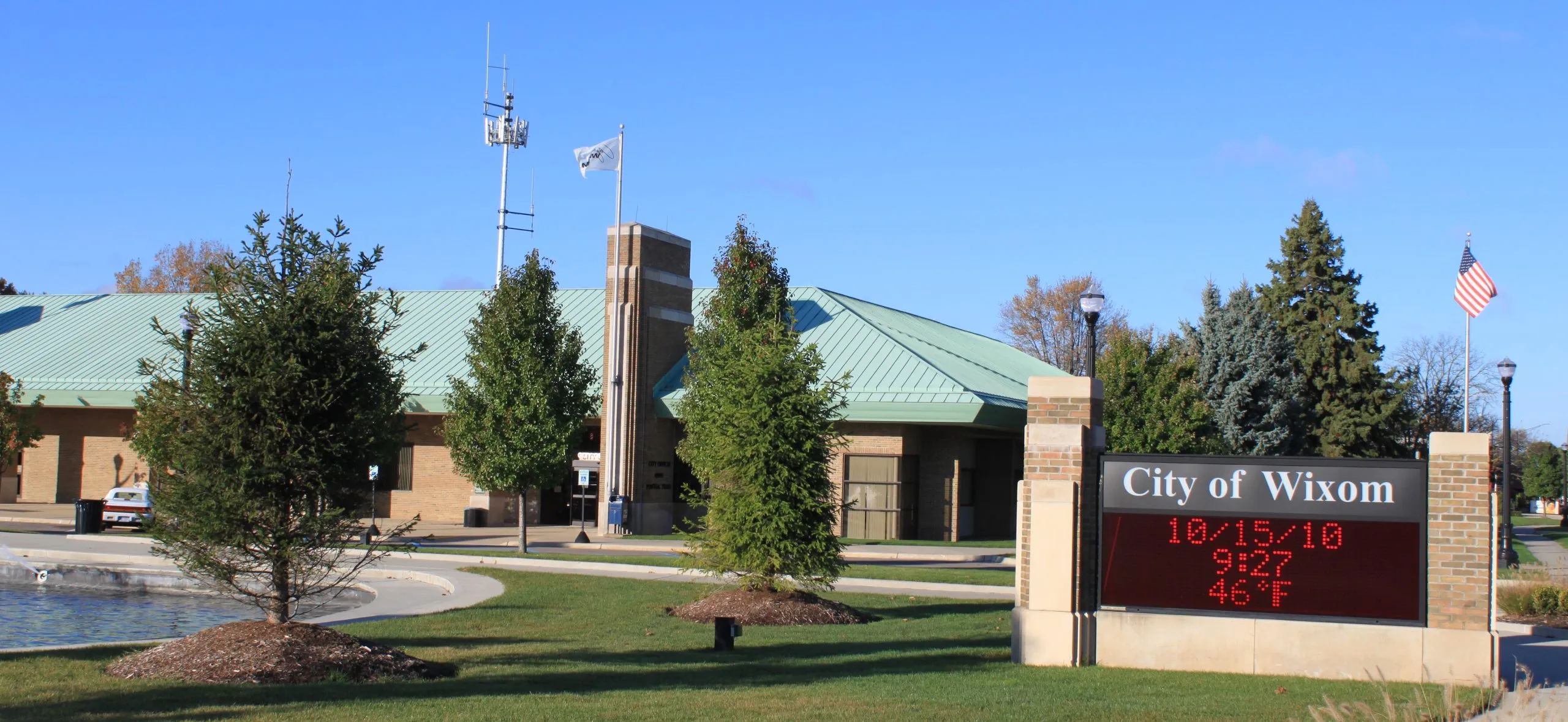 Wixom city sign