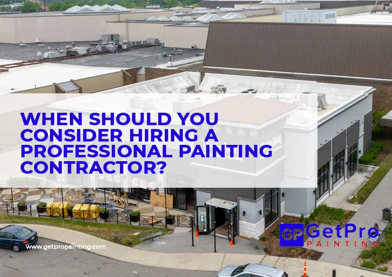 Blog thumbnail: when to hire a professional painting contractor