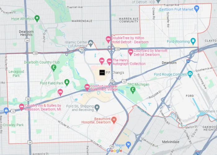 dearborn map