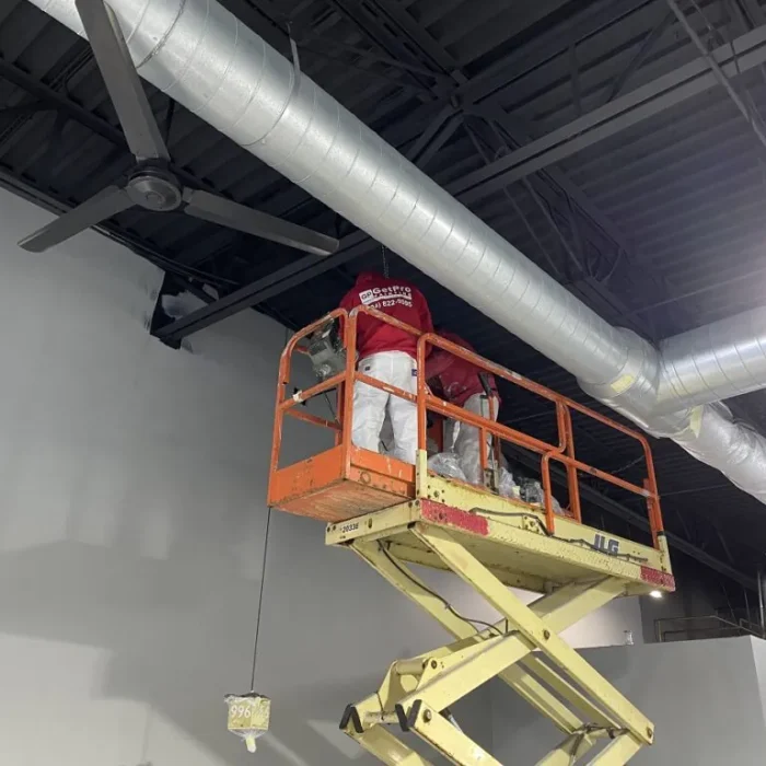 Industrial interior painting